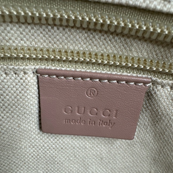 Gucci GG Monogram Satchel Tote Bag - Nylon w/ Leather Accents - Picture 12 of 17